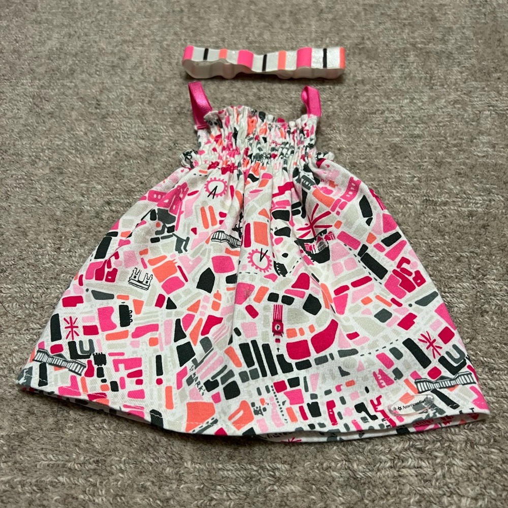 American Girl Doll world traveler dress